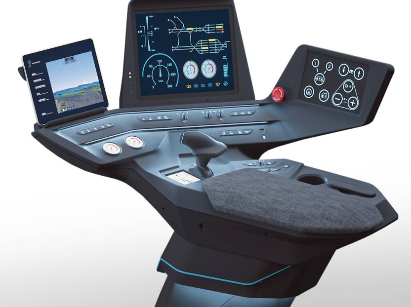 SPII IntelliArm – Driver's desk for rail vehicles